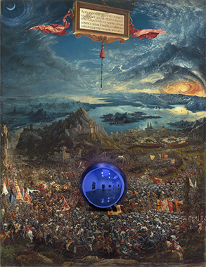 Gazing Ball (Altdorfer The Battle of Alexander at Issus)