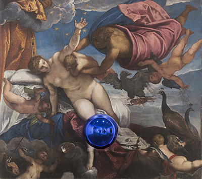 Gazing Ball (Tintoretto The Origin of the Milky Way)
