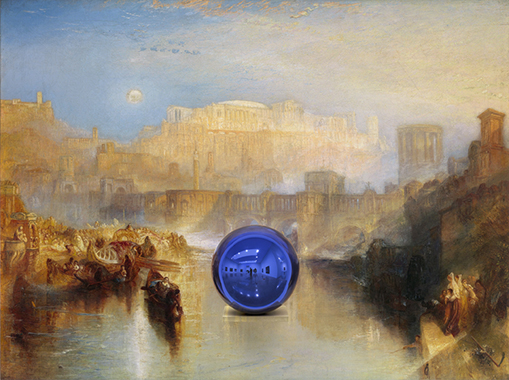 Gazing Ball (Turner Ancient Rome)