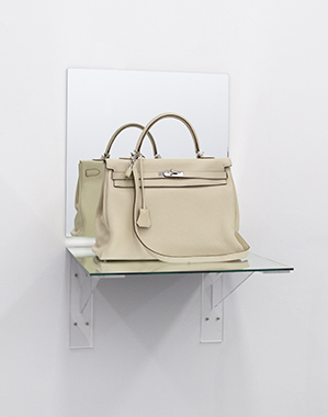 Kelly Bag Ivory (Shelf) - Bag donated by Marie-Josée Kravis