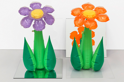 Inflatable Flowers (Tall Purple, Tall Orange)
